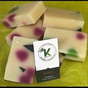 Homemade natural and organic bar soap